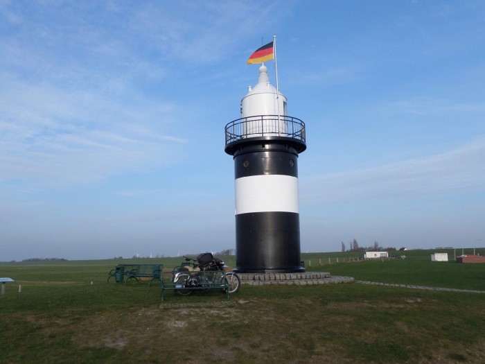 Leuchtturm Kleiner Preuße im Kutterhafen Wremen