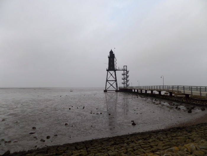 Oberfeuer am Dorumer Kutterhafen