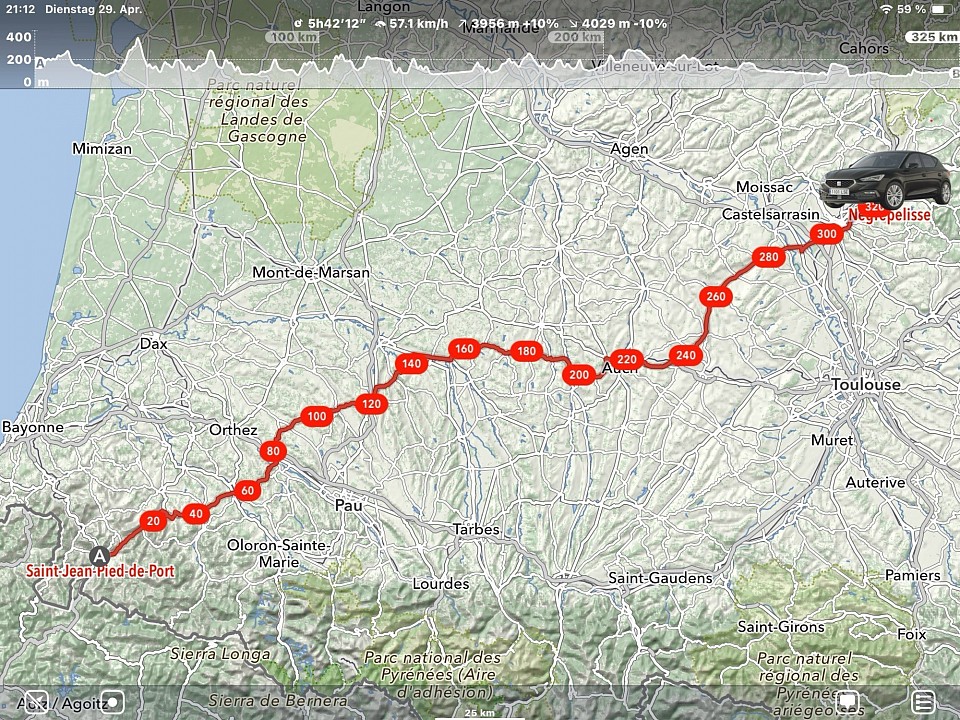 Erster Reisetag