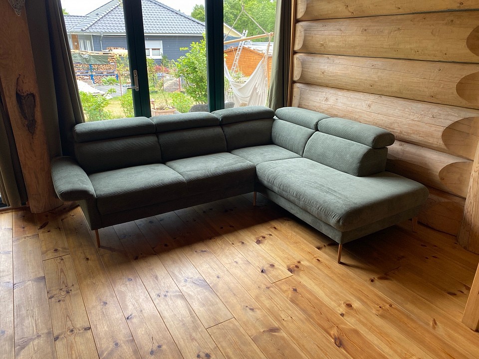 Unser neues Sofa ist angekommen.