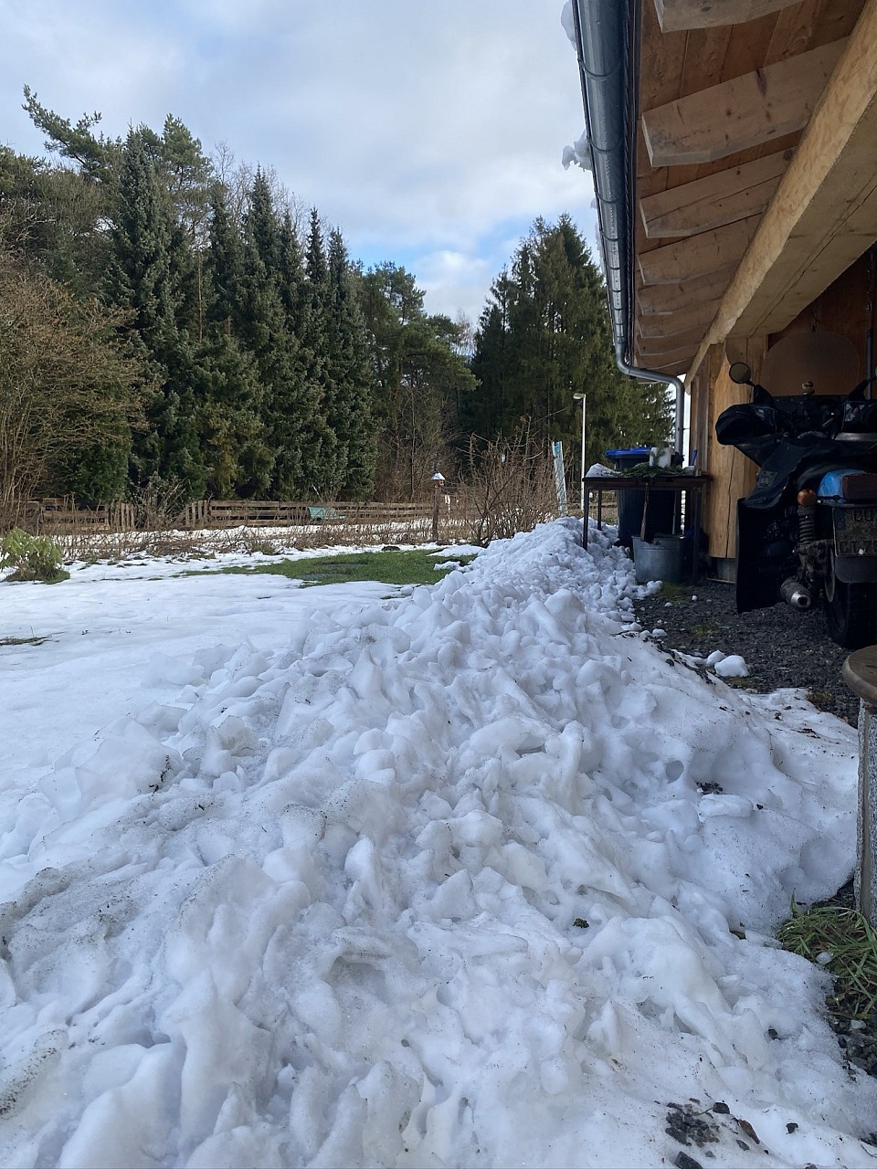 Ende der weißen Pracht.