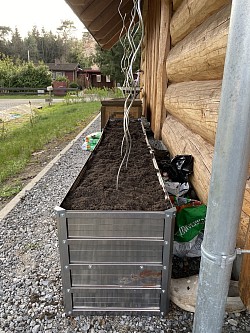 Neues Tomatenbeet.